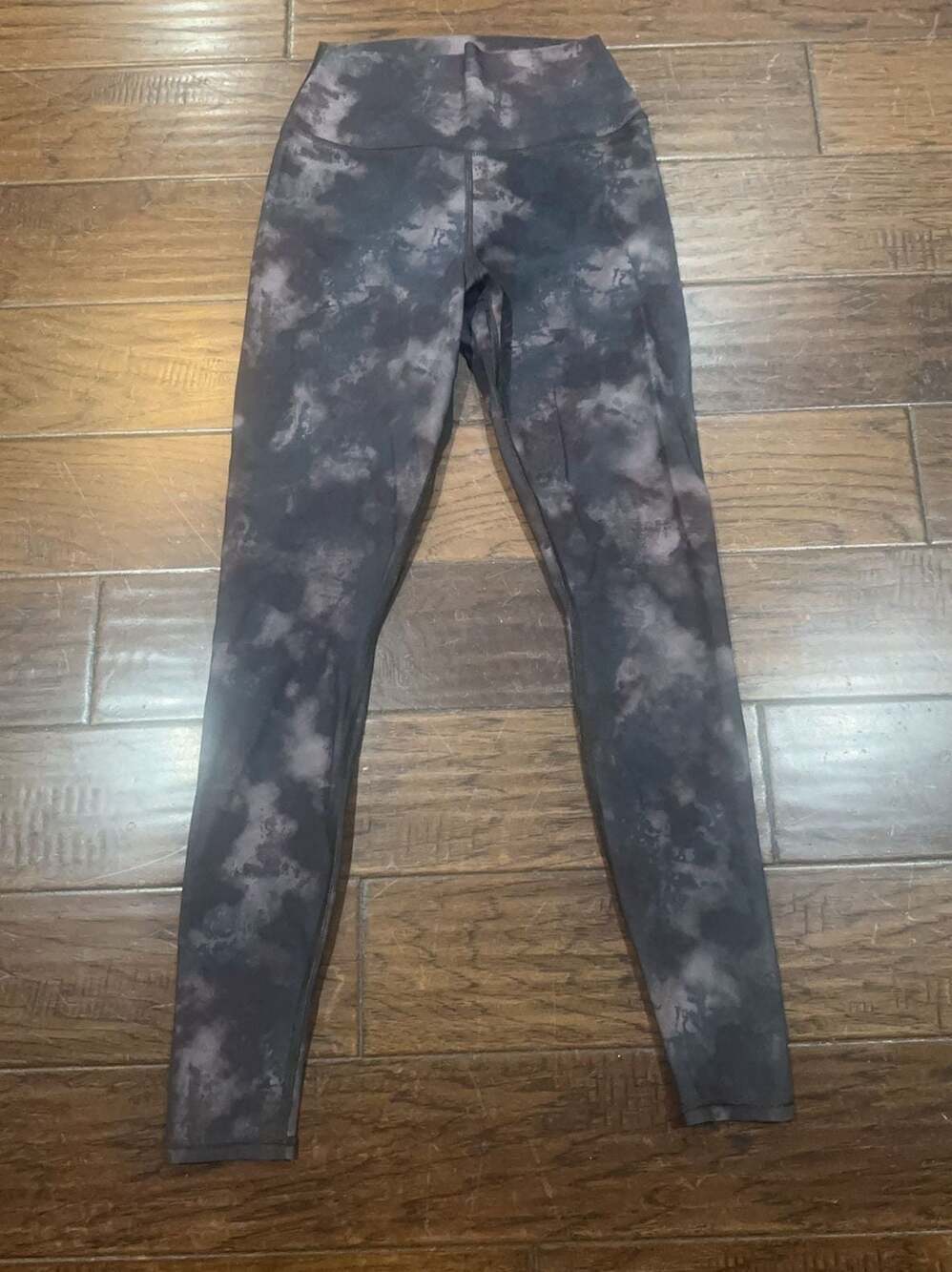 Alo Yoga High-Waist Leggings Black Tie Dye